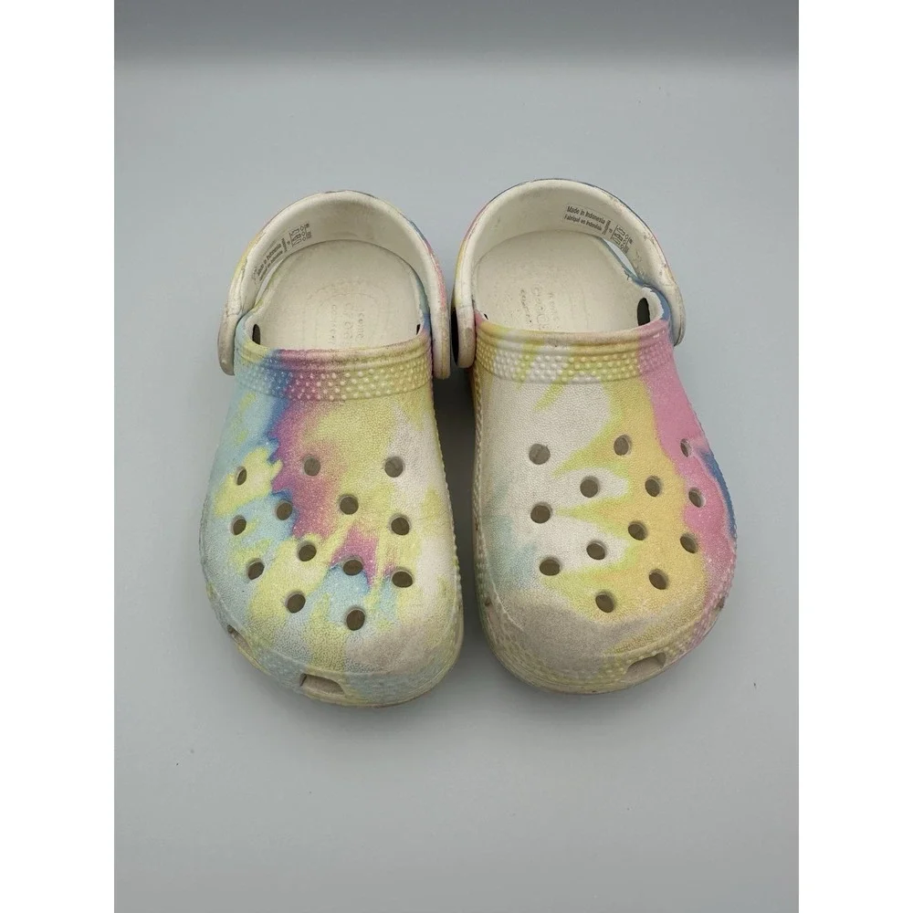 CROCS Classic Tie Dye Clogs Toddler C8